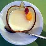 麗華 - ２０１３／９　エビのカレー炒め・デザート杏仁豆腐