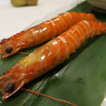 うぶか - 25年9月　車海老のウオッカ蒸し　アップ