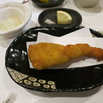 うぶか - 25年9月　海老フライ　実山椒のタルタルソース