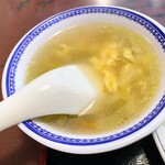 Meiyouken - ギョーザ定食　スープ