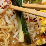 Ramen Sapporo Ichiryuuan - 行者にんにくが入っています。