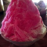 甘酒茶屋 - 自家製紫蘇シロップのかき氷