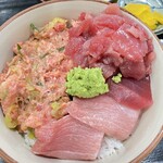 竹家食堂 - 【2023/7】二色丼アップ1