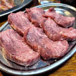 Yakiniku Mantaku - ＊米国産上タン（¥1,450）