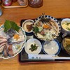 鯖と創作料理の店 廣半 - 【2023/7】いわし漬け丼＋鯖刺身