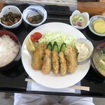 三陸山田 かき小屋 - 牡蠣フライ定食