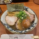 麺屋 豊 - 和風ラーメン(トッピング増量)