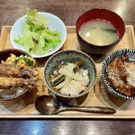 秩父名物と小丼ぶり ちんばた - 小丼ぶり3種セット　1200円