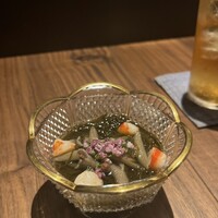 和食しんくろ - じゅんさいと岩もずくの和物