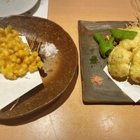 意気な寿し処阿部 青山店 - 揚げ物