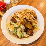 源丸 - 冷やし普通（レバーまし）