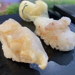 すしざんまい 本店 - ミル貝＆ボタン海老