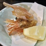 すしざんまい - ぼたん海老のお頭揚げ