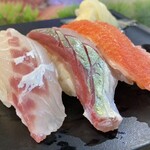 すしざんまい - 真鯛＆しまあじ＆金目鯛