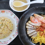 餃子の王将 - 辛い！冷し中華＆炒飯