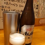 あべの たこやき やまちゃん - 瓶ビールとカルピスソーダ