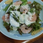 鮨ぎん泉 - 前菜サラダ