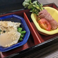 しゃぶしゃぶ 吟半 お台場店 - お通し