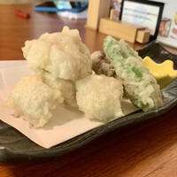 炭焼うな富士 白壁別邸 - 鱧の天ぷら ¥1500