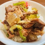 麺処 びぎ屋 - ミニ炙りチャーシューご飯