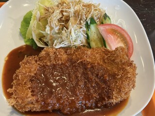 Kino Kuni - 洋食屋さんのとんかつセット（ロース）ライス極大 税込1300円