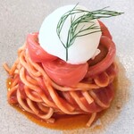 ミュージアム カフェ - 冷製フルーツトマトパスタ