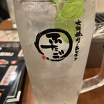 大阪焼肉・ホルモン ふたご - ミントレモンサワー