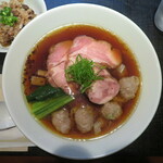 Ramen Hachino Ashiha - ちゃーしゅーわんたん麺（醤油味）