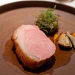 レストラン オオツ - 2023.7 エストレマドゥーラ州産イベリコ豚ロース フランス産アーティチョーク コリンキー 翡翠茄子