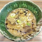 オリきん - 濃コクつけ汁。もう少しだけ旨味というかコクがあれば…惜しい。