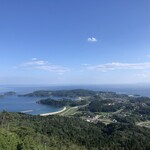 JYU-JI-RO - 亀山山頂からのお店方面の眺め