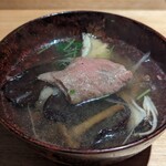 きたん 韻 - ヒウチ、きのこ吸物