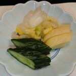 割烹 蒲焼 大沼 - 香の物