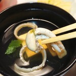 割烹 蒲焼 大沼 - 肝吸い　肝