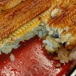 割烹 蒲焼 大沼 - お重断面