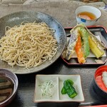 ゆっく里 - 天ざる蕎麦