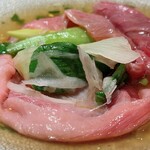 新宿 鉄板焼き YOKOTA - 厳選黒毛和牛と旬野菜のしゃぶしゃぶ　～すっぽんスープ～