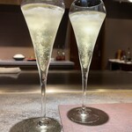 新宿 鉄板焼き YOKOTA - シャンパーニュ