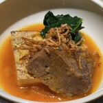 新宿 鉄板焼き YOKOTA - 厳選黒毛和牛の角煮～すき焼き仕立て～