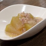 トリワイン ＰＩＫＯＳＨＨＨＵ - 冬瓜の冷し洋風鶏そぼろ餡かけ