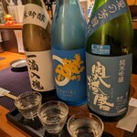 串まる - 日本酒飲み比べ