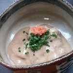 寿司割烹 魚紋 - かわはぎ肝和え