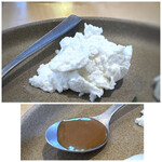 ABURAYAMA CHEESE STAND - ◆リコッタチーズ・・ホエイジャムをかけて頂くのですけれど、美味しい。