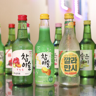 南韓燒酒共有16種!