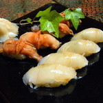 陸女鮨 - 鮃・閖上赤貝