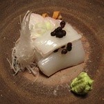 あさば - 赤烏賊実山椒・あら造り