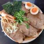 中華麺亭むらさき屋 - スペシャル中華そば全部のせ1,400円