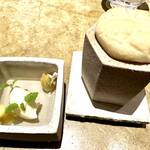 entre nous - ホワイトアスパラのスフレ