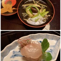 筑紫亭 - 季節の椀・お刺身