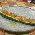 トリワイン ＰＩＫＯＳＨＨＨＵ - カリカリパン粉のズッキーニ オリーブみそ田楽